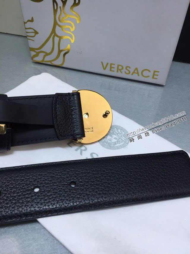 VERSVE男士高端皮帶 範思哲Versace美杜莎頭像搭扣皮帶  jjp1486